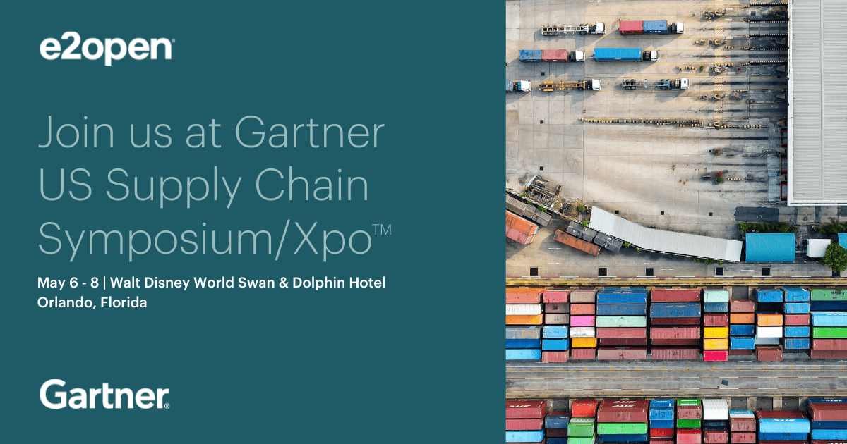 Gartner US Supply Chain Symposium/Xpo™ 2024 e2open