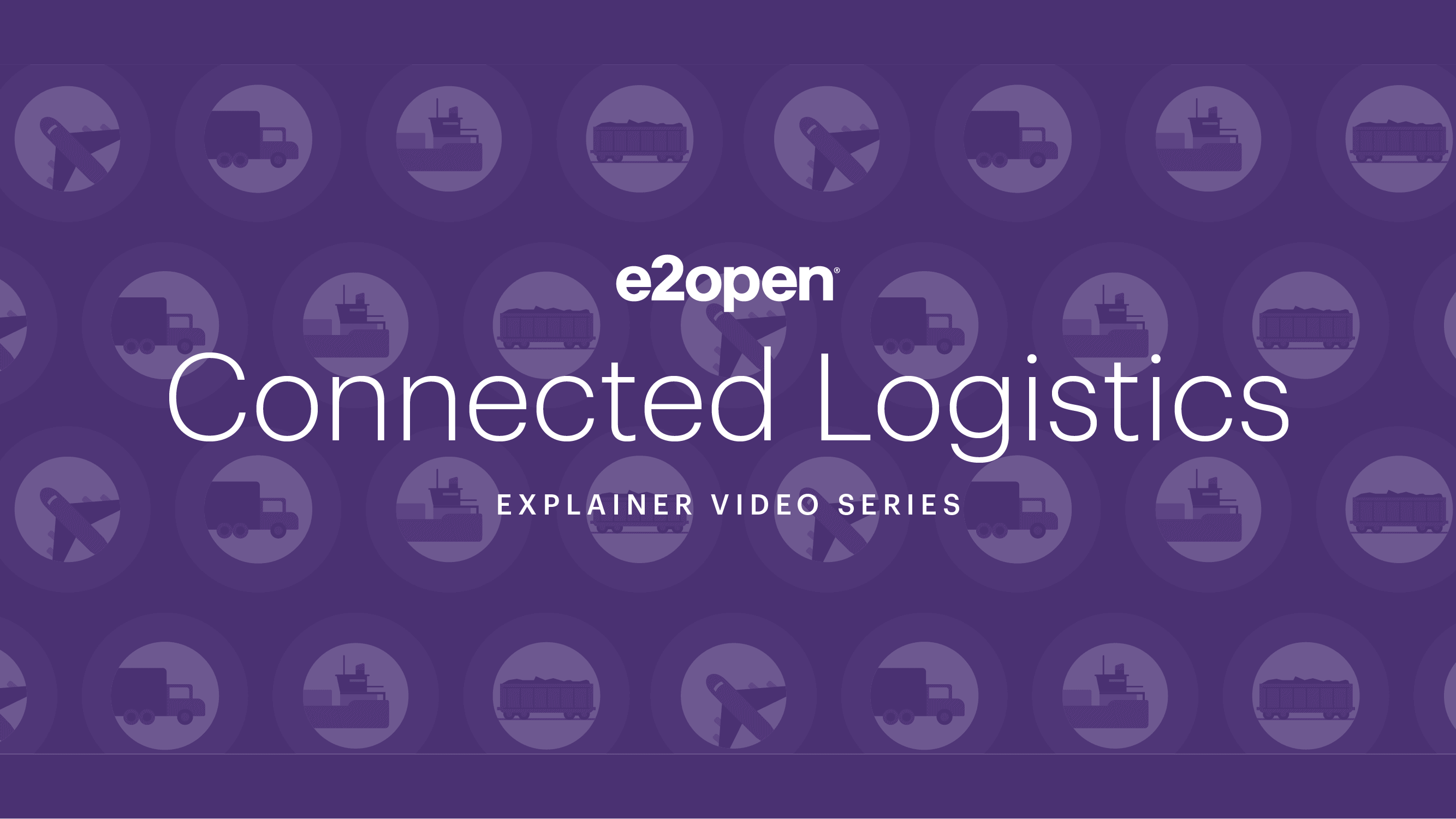 E2open Connected Logistics